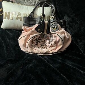 Juicy Couture Vintage Y2K Pink Scottie Logo Dreamer Bag